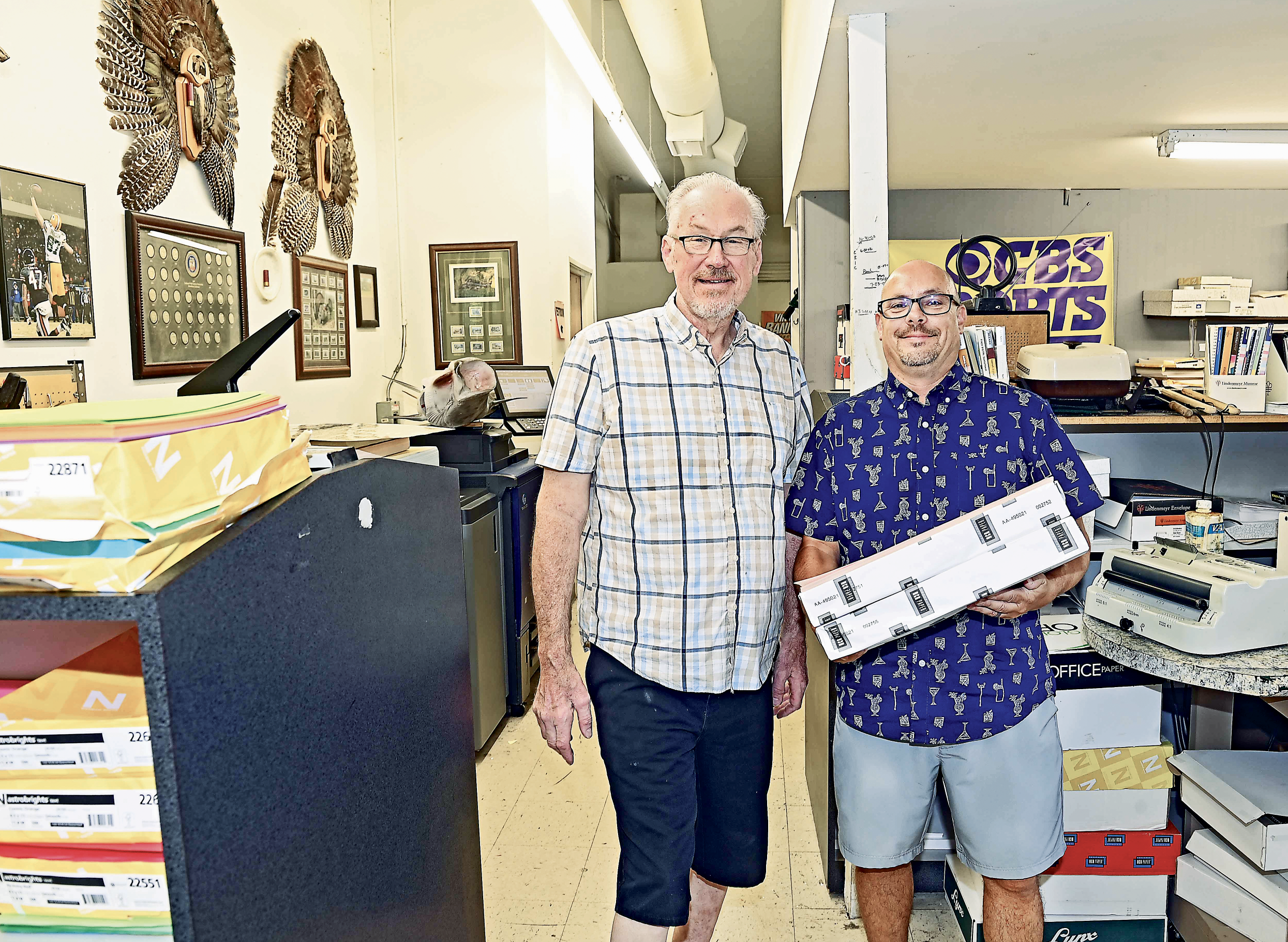Printshop owner finds the right man for his job