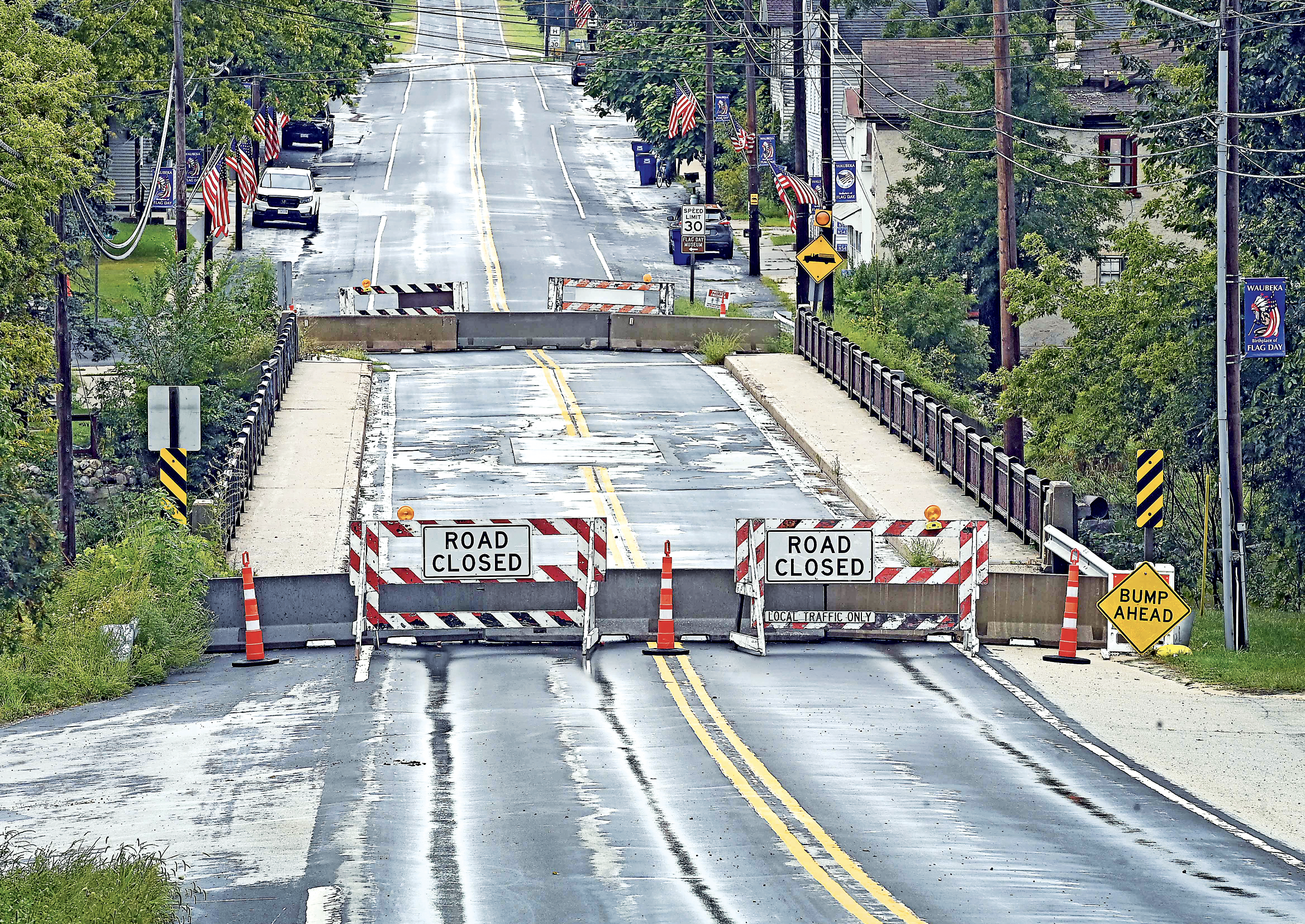 Now Waubeka’s bridge is really closed