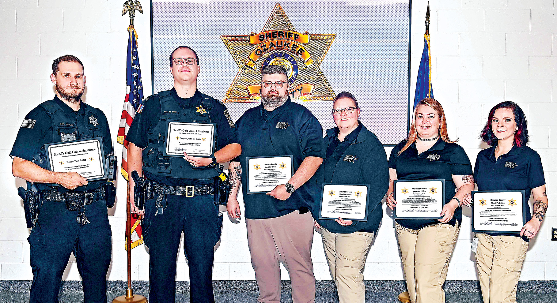 Deputies honored for response to suicidal man | Ozaukee Press